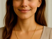 Sterling Silver Yellow Gold Plated Classic Box Chain (1.10 mm)